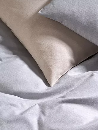 CHRISTIAN FISCHBACHER | Housse de couette en flanelle 140x200cm Gris | hellgrau